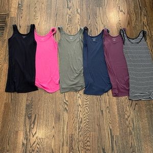 Maternity ribbed tank top pea in the pod XS
